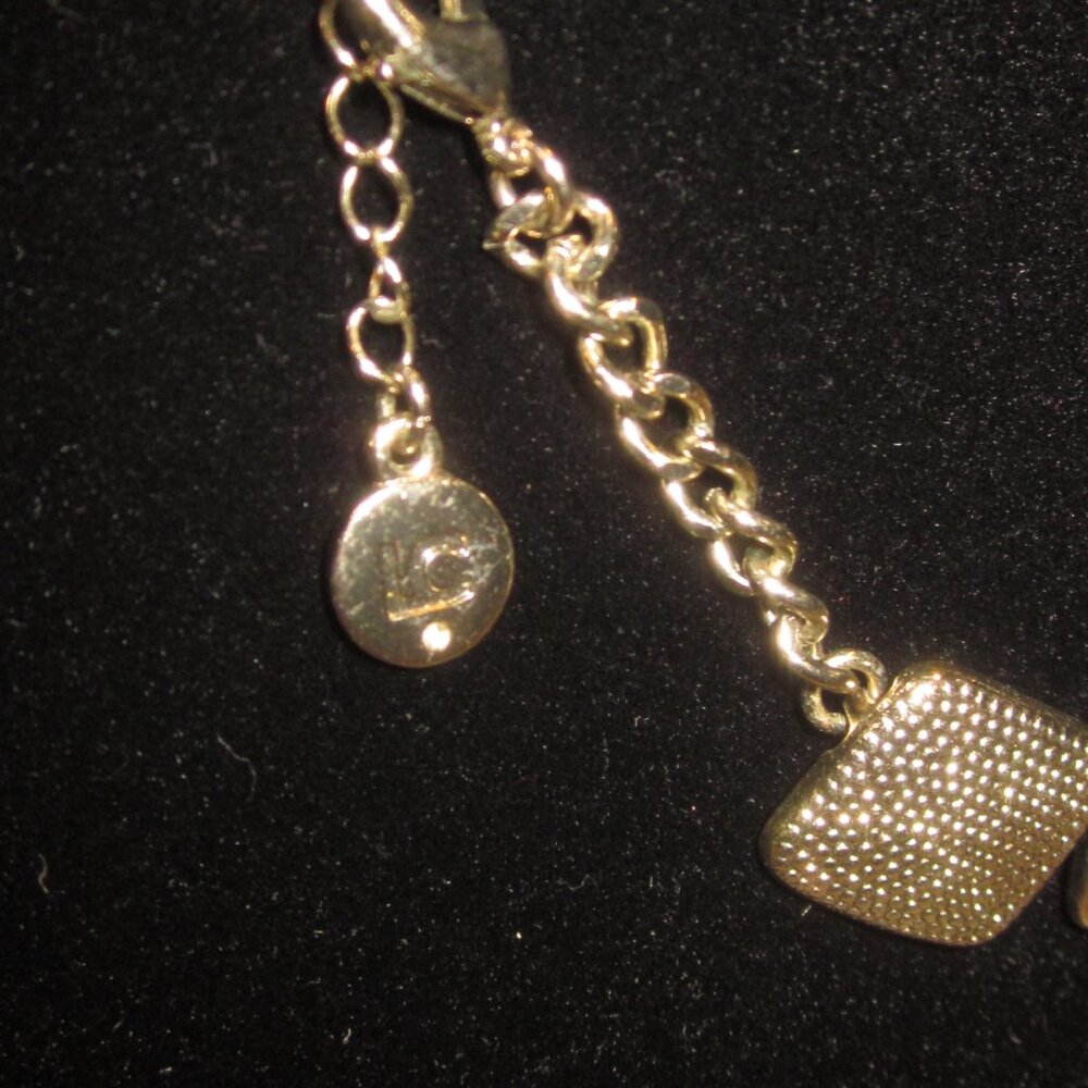 Liz Claiborne Vintage Silver Tone Necklace - Picture 3 of 4